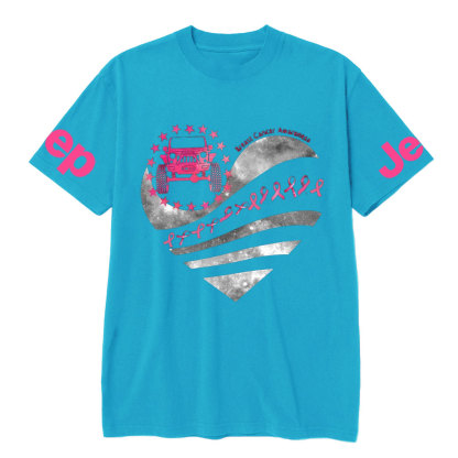Breast Cancer Awareness Pink Ribbon Heart Jp Lover T-shirt
