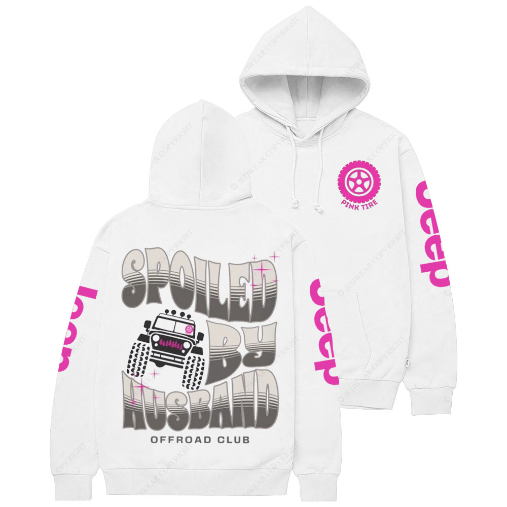 Spoiled by Husband Offroad Feminist Flag Jp Casual Hoodie