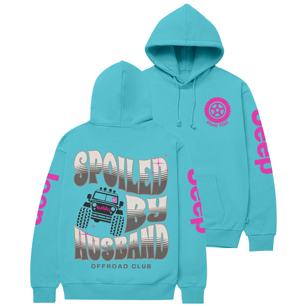 Spoiled by Husband Offroad Feminist Flag Jp Casual Hoodie