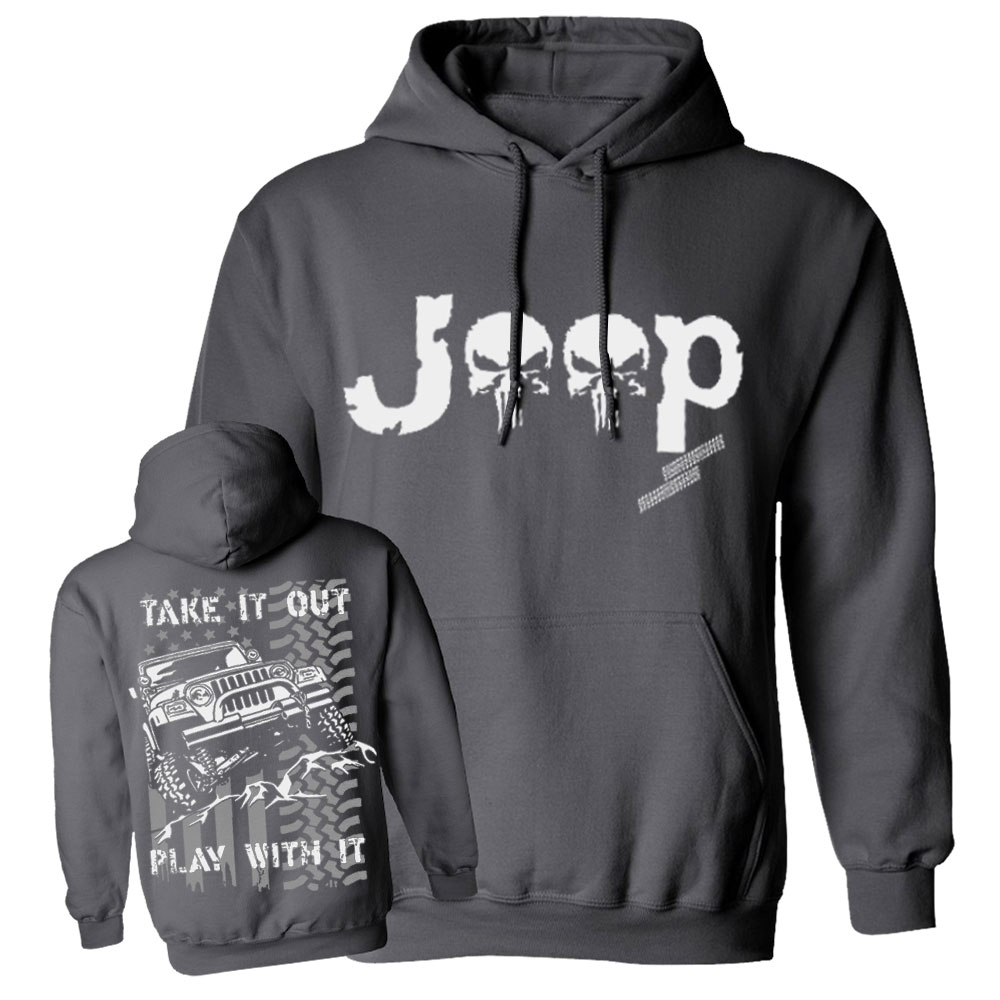 Jp American Flag Take It Out and Play With It Men Casual Hoodie