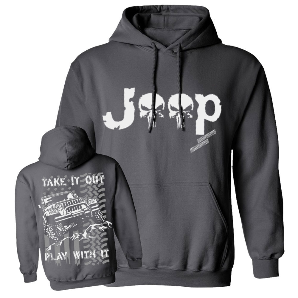 Jp American Flag Take It Out and Play With It Men Casual Hoodie