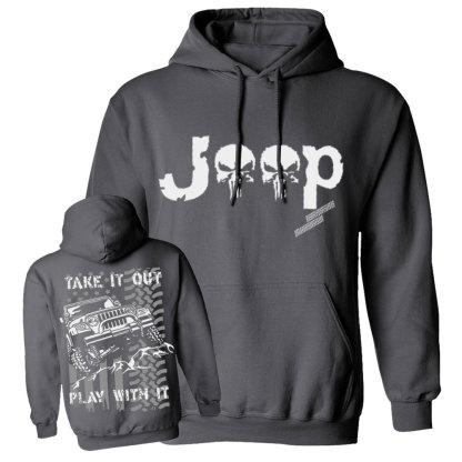 Jp American Flag Take It Out and Play With It Men Casual Hoodie