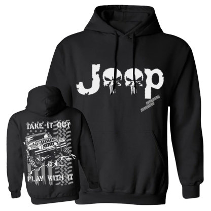 Jp American Flag Take It Out and Play With It Men Casual Hoodie