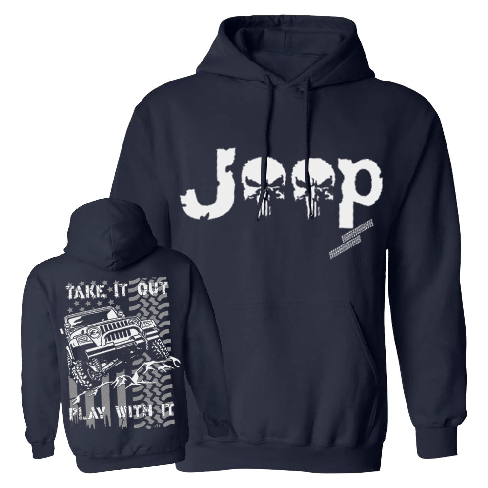 Jp American Flag Take It Out and Play With It Men Casual Hoodie