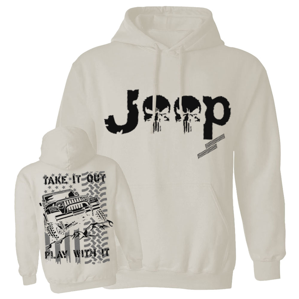 Jp American Flag Take It Out and Play With It Men Casual Hoodie