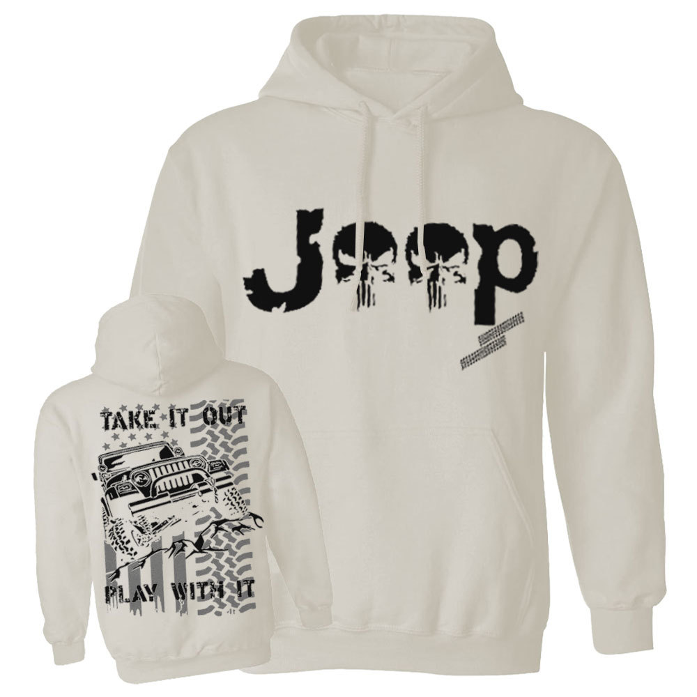 Jp American Flag Take It Out and Play With It Men Casual Hoodie