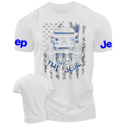 Jp Flag Back The Blue Men T-Shirt
