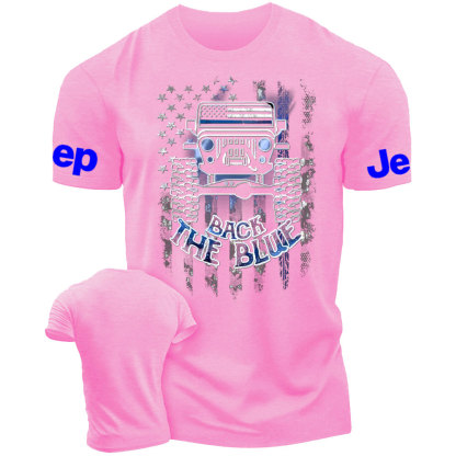 Jp Flag Back The Blue Men T-Shirt