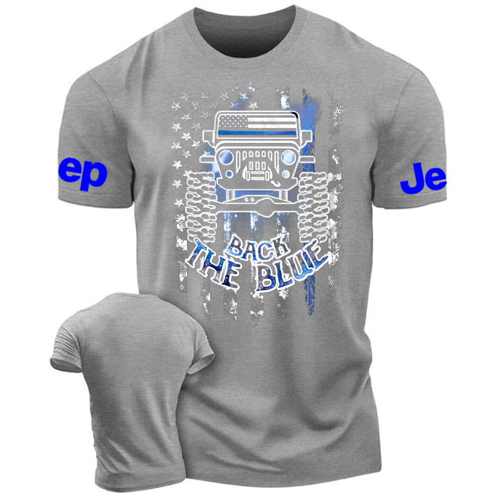 Jp Flag Back The Blue Men T-Shirt