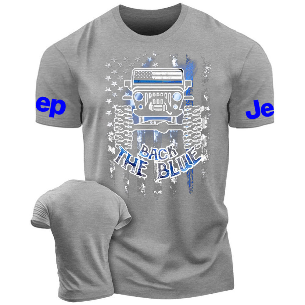 Jp Flag Back The Blue Men T-Shirt