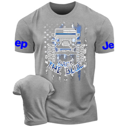 Jp Flag Back The Blue Men T-Shirt