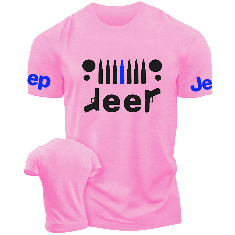 Police Equipment Car Jp Blue Design T-Shirt