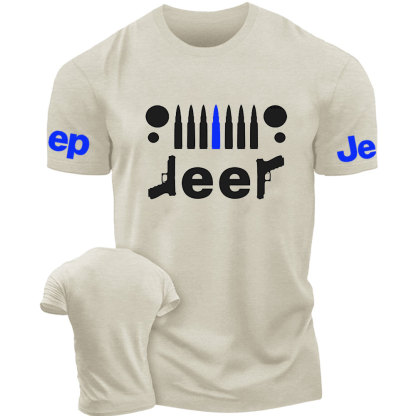 Police Equipment Car Jp Blue Design T-Shirt