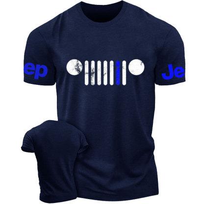 Jp Grille Police Blue Line T-Shirt