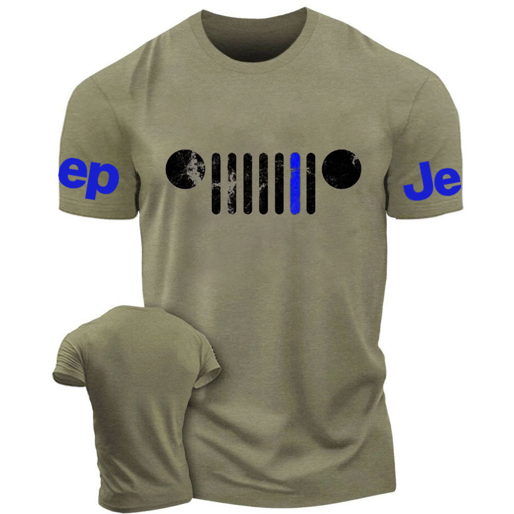 Jp Grille Police Blue Line T-Shirt