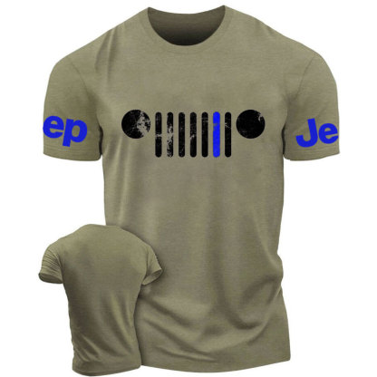 Jp Grille Police Blue Line T-Shirt