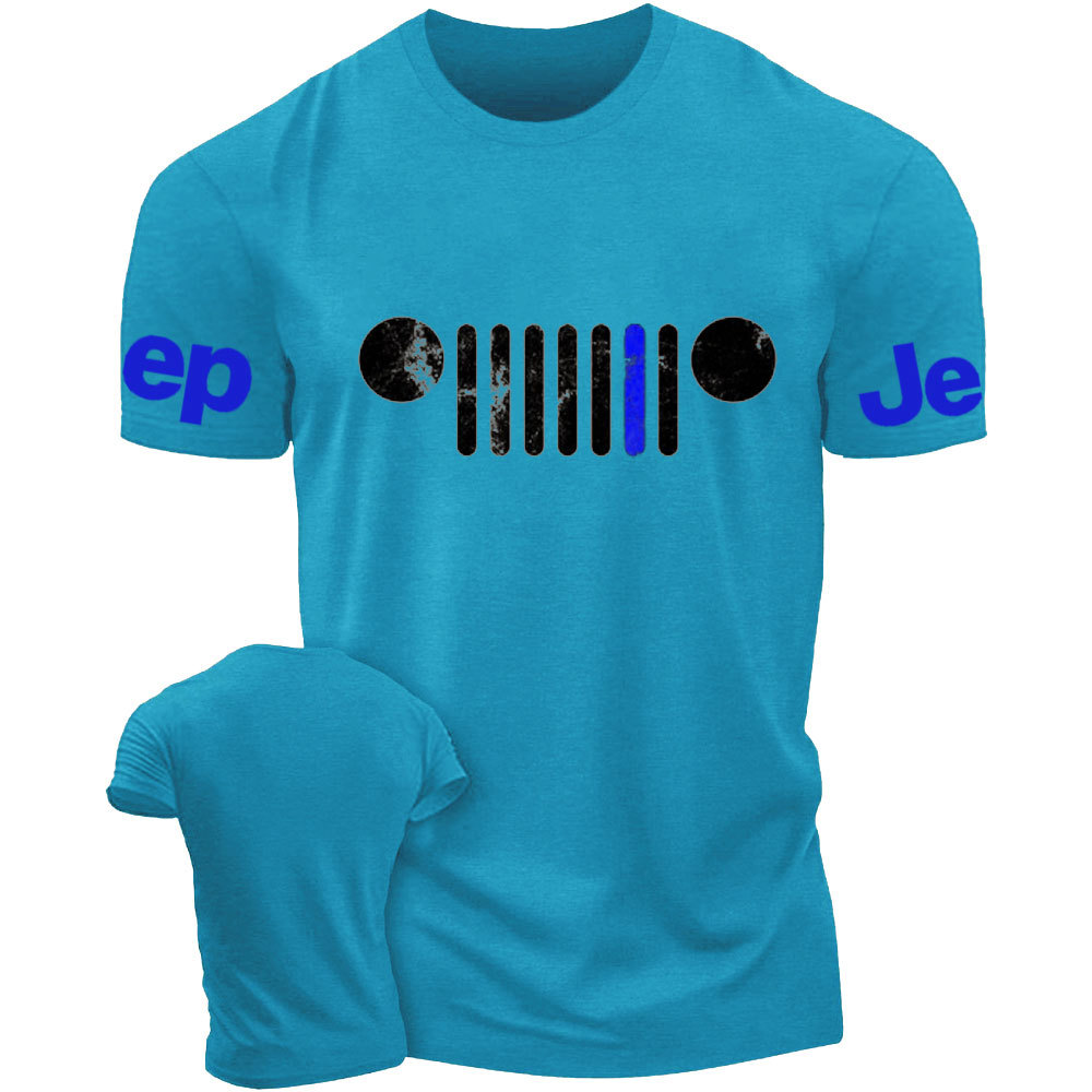 Jp Grille Police Blue Line T-Shirt