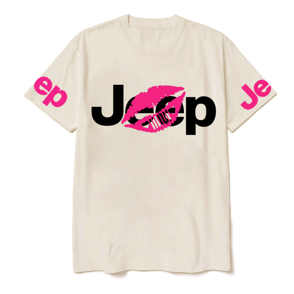 Jp Girl Lip Print T-Shirt