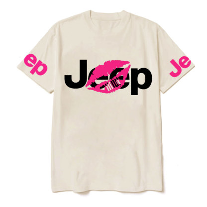 Jp Girl Lip Print T-Shirt