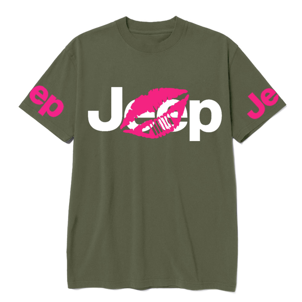 Jp Girl Lip Print T-Shirt