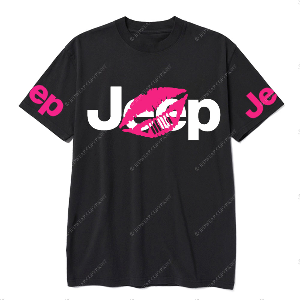 Jp Girl Lip Print T-Shirt