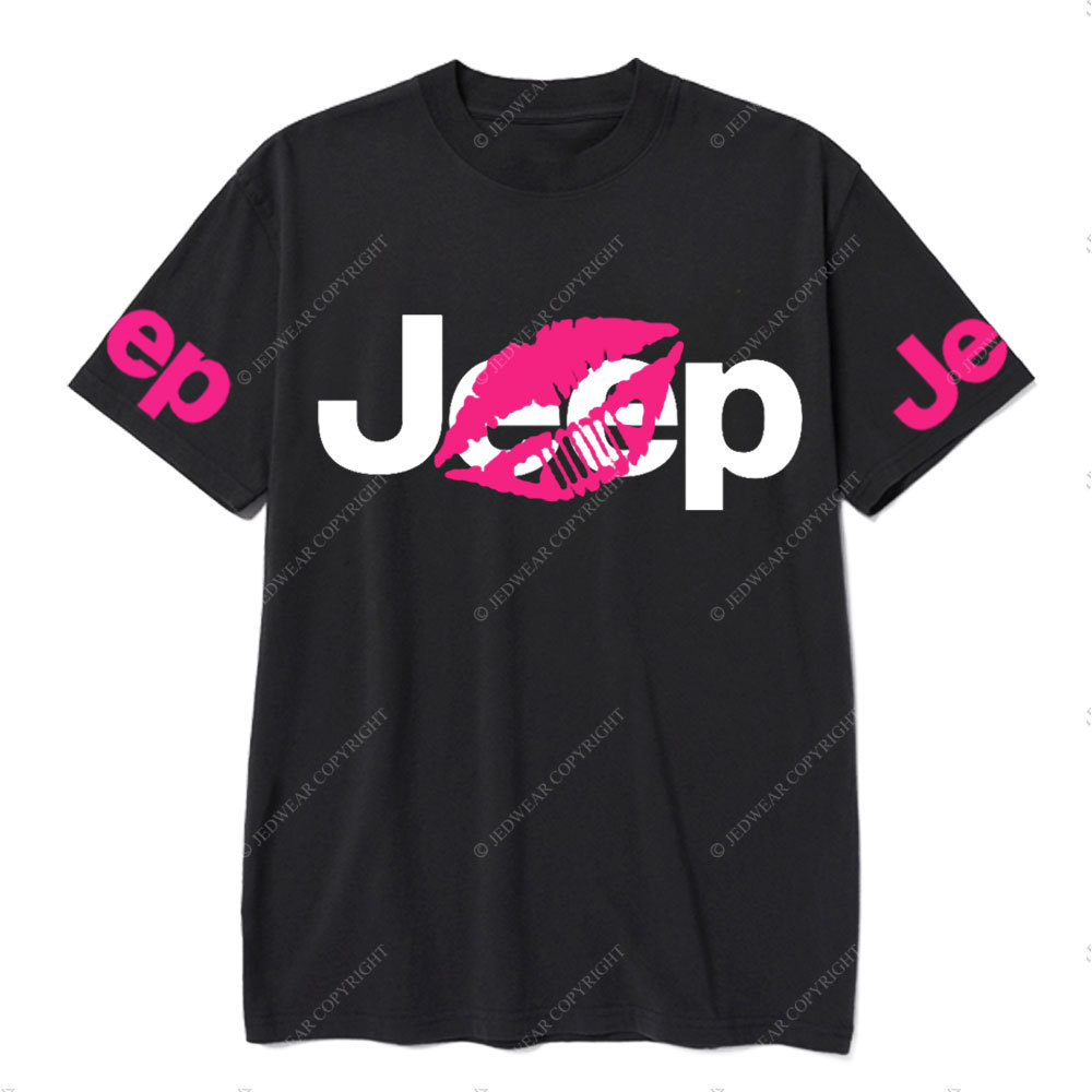 Jp Girl Lip Print T-Shirt