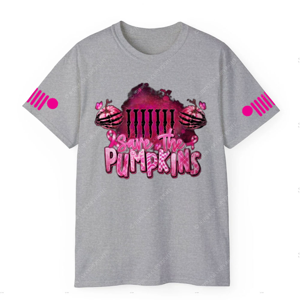 Save The Pumpkin Breast Cancer Awareness Jp T-shirt