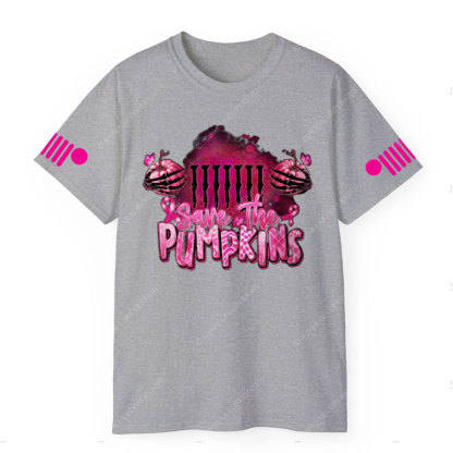 Save The Pumpkin Breast Cancer Awareness Jp T-shirt