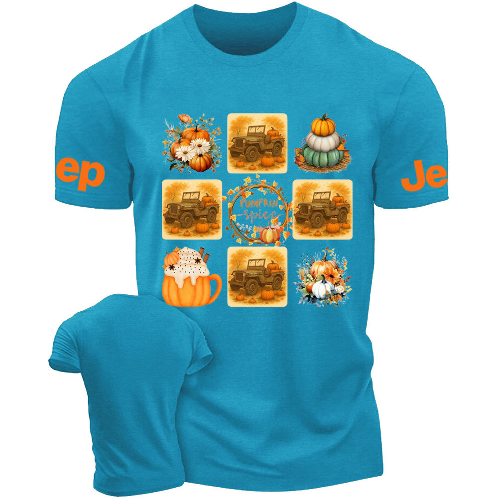 Vintage WWII Willys Jp Pumpkin Spice Veteran T-shirt