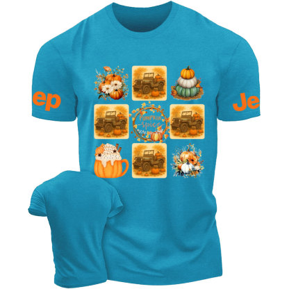 Vintage WWII Willys Jp Pumpkin Spice Veteran T-shirt