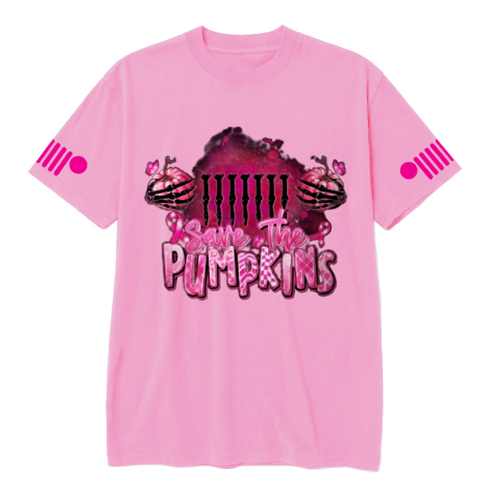 Save The Pumpkin Breast Cancer Awareness Jp T-shirt