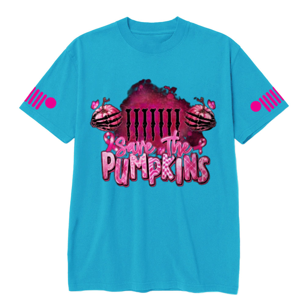 Save The Pumpkin Breast Cancer Awareness Jp T-shirt