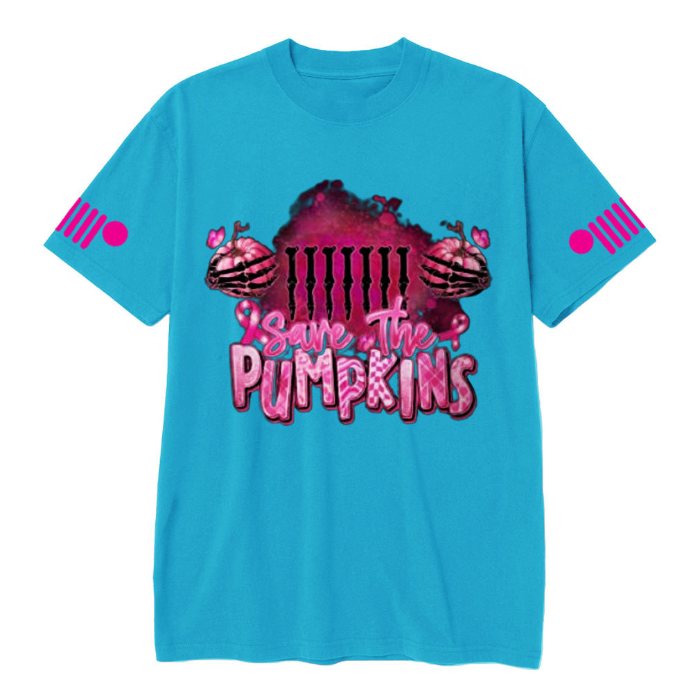 Save The Pumpkin Breast Cancer Awareness Jp T-shirt