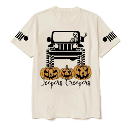 Halloween Jpers Creepers Family Pumpkin Skeleton Jp T-Shirt