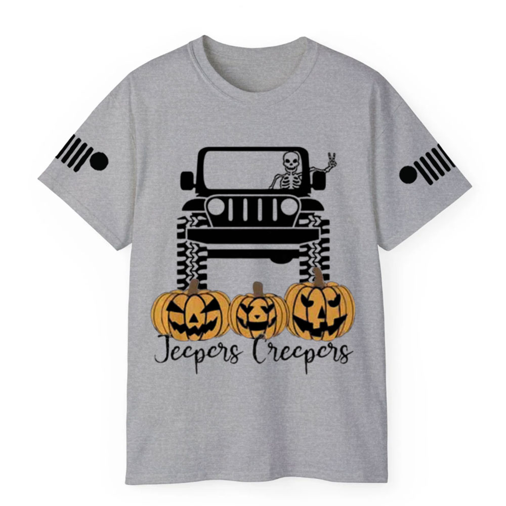 Halloween Jpers Creepers Family Pumpkin Skeleton Jp T-Shirt