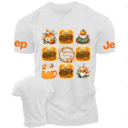 Vintage WWII Willys Jp Pumpkin Spice Veteran T-shirt