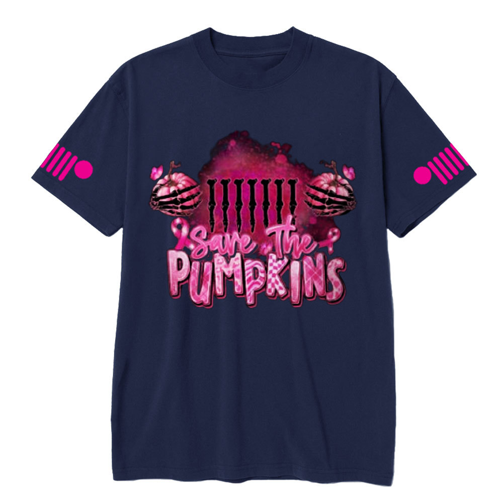 Save The Pumpkin Breast Cancer Awareness Jp T-shirt