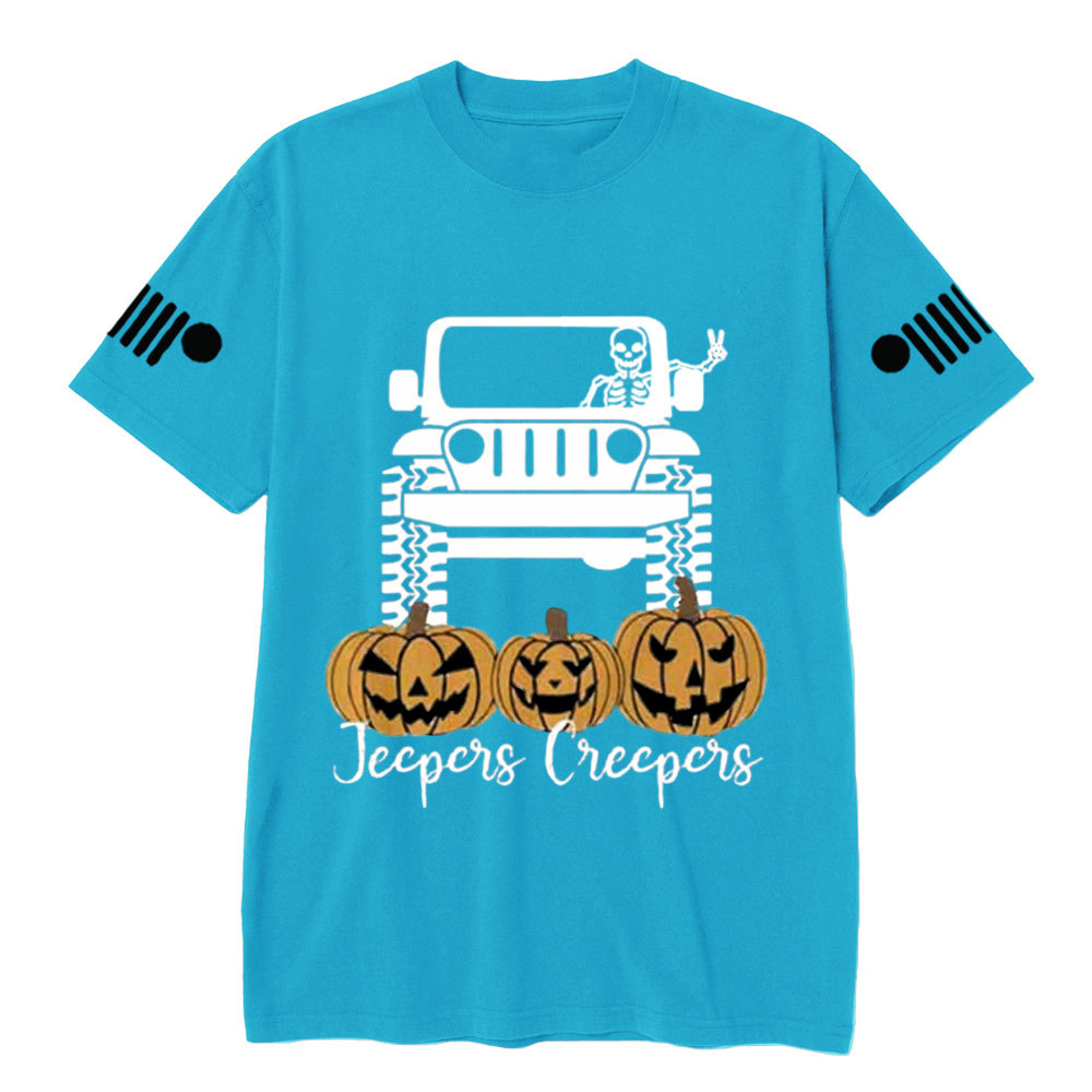 Halloween Jpers Creepers Family Pumpkin Skeleton Jp T-Shirt