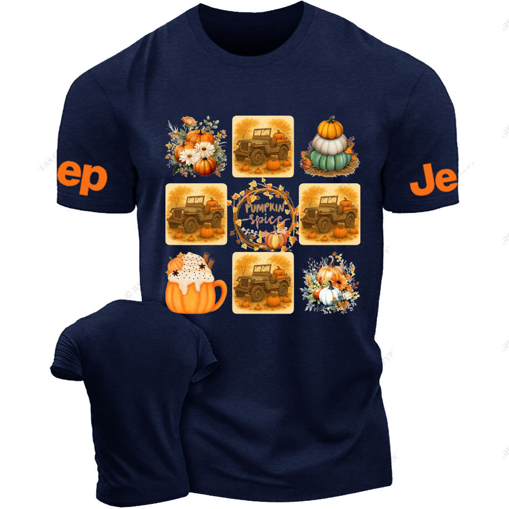 Vintage WWII Willys Jp Pumpkin Spice Veteran T-shirt