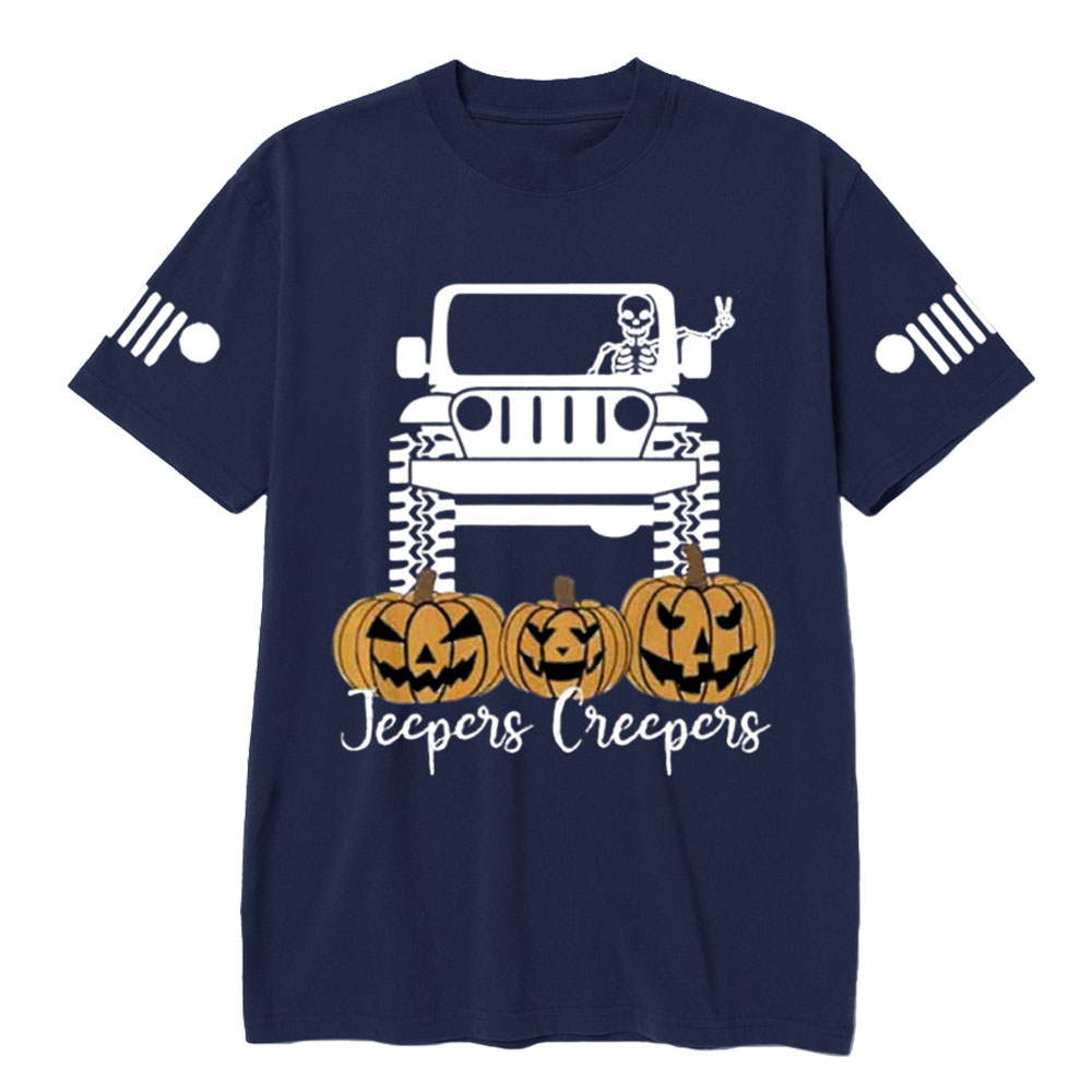 Halloween Jpers Creepers Family Pumpkin Skeleton Jp T-Shirt