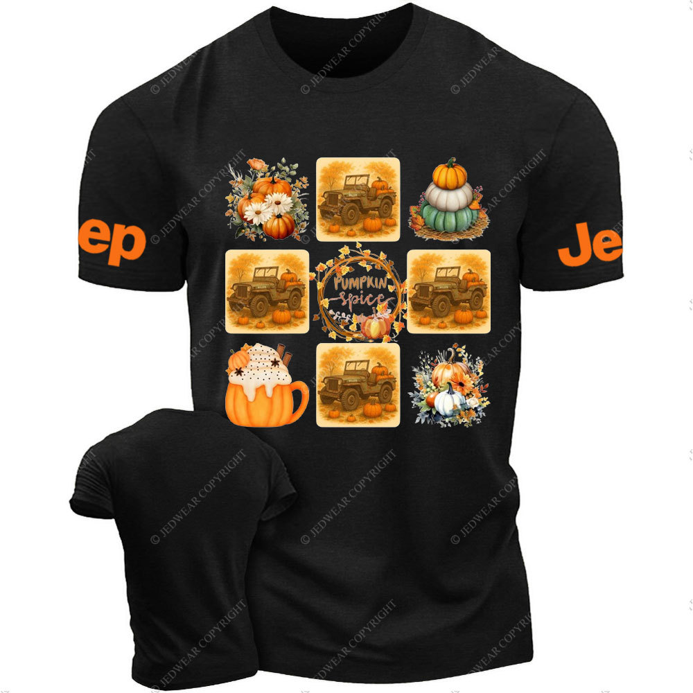 Vintage WWII Willys Jp Pumpkin Spice Veteran T-shirt