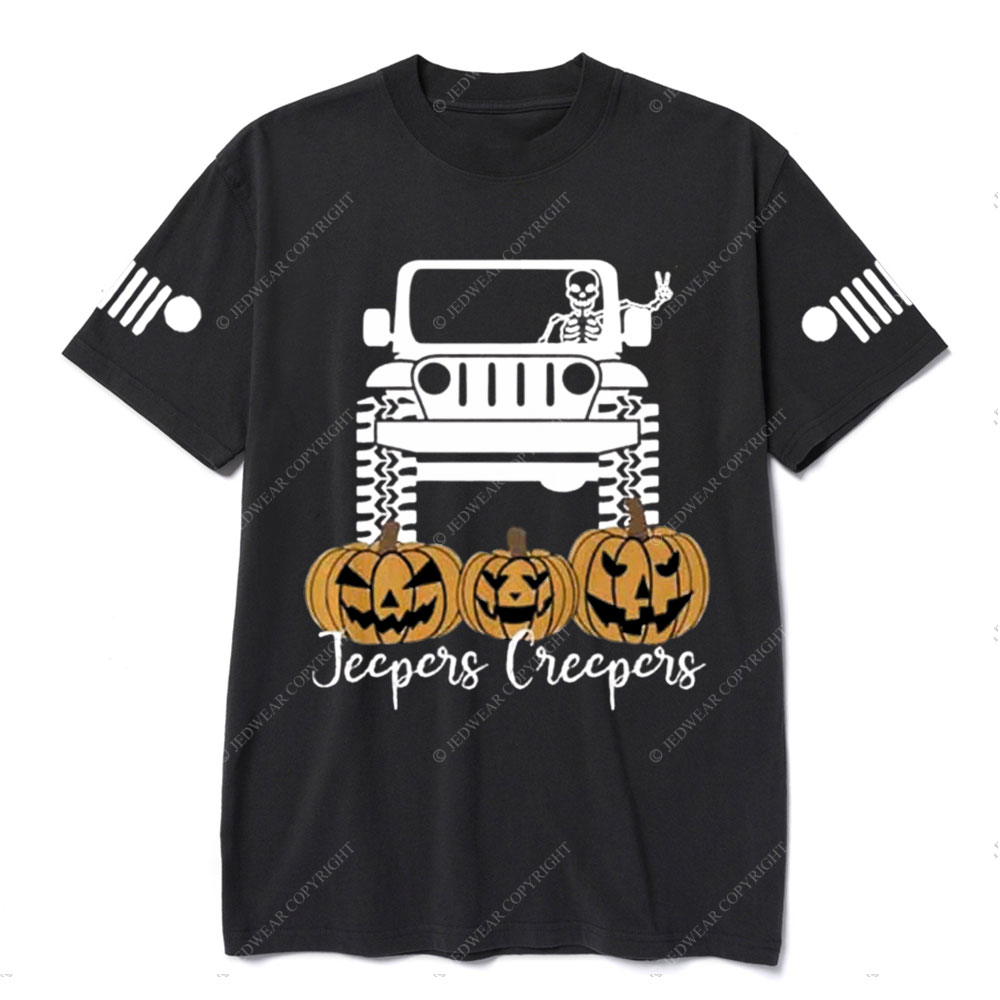 Halloween Jpers Creepers Family Pumpkin Skeleton Jp T-Shirt