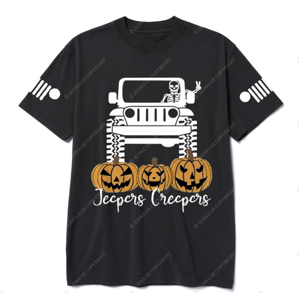 Halloween Jpers Creepers Family Pumpkin Skeleton Jp T-Shirt