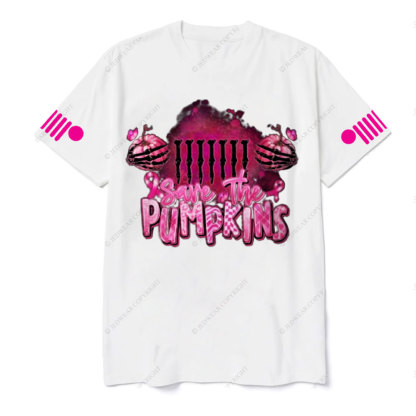 Save The Pumpkin Breast Cancer Awareness Jp T-shirt