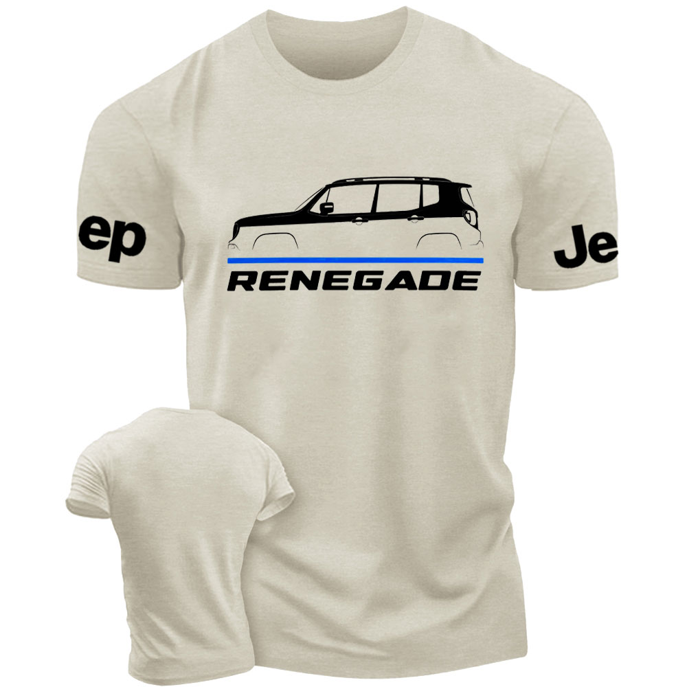Jp Renegade 2015-2022 Car Enthusiast Thin Blue Line Police T-Shirt