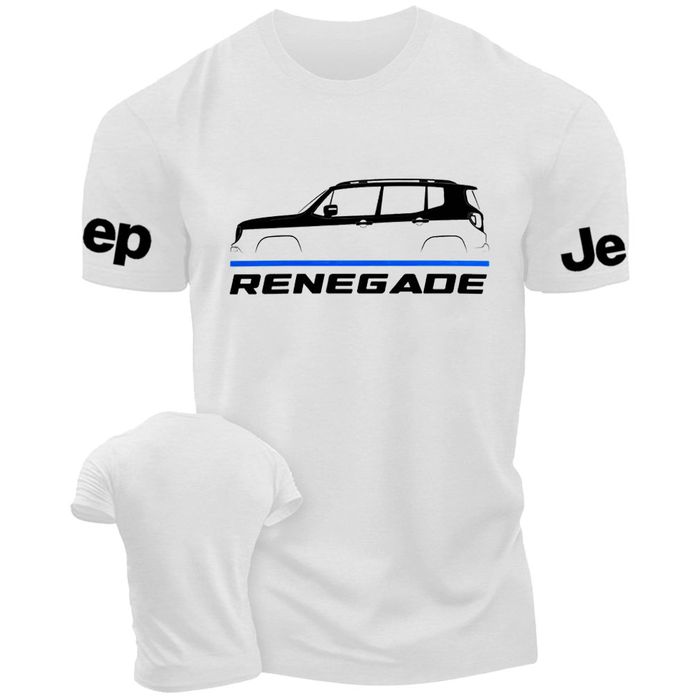 Jp Renegade 2015-2022 Car Enthusiast Thin Blue Line Police T-Shirt