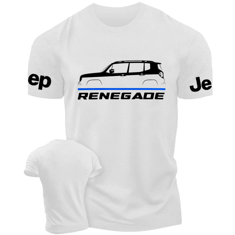 Jp Renegade 2015-2022 Car Enthusiast Thin Blue Line Police T-Shirt