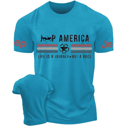 Veteran Gift-Jp America Grunge Star Flag T-Shirt