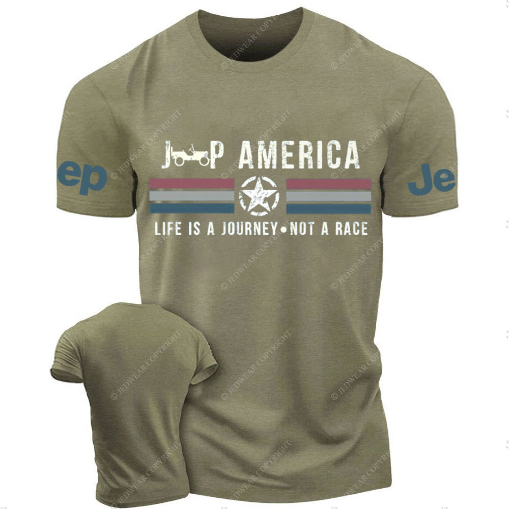 Veteran Gift-Jp America Grunge Star Flag T-Shirt