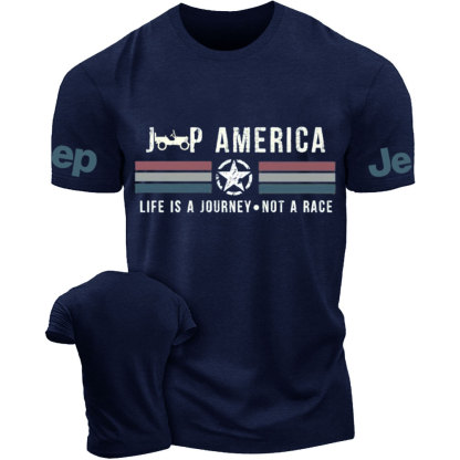 Veteran Gift-Jp America Grunge Star Flag T-Shirt
